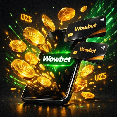 Wowbet platformasida UZS to'lov usullari
